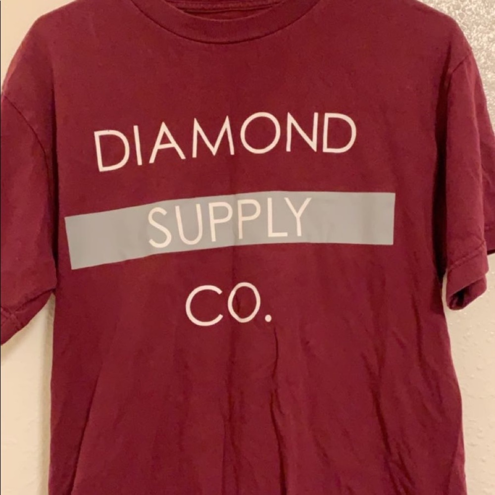 Burgundy Diamond T-Shirt